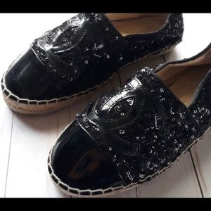 SOLD-Chanel CC Espadrille